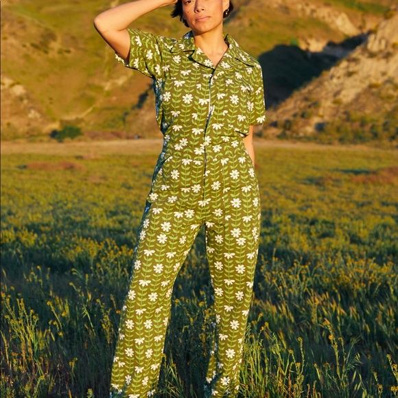 BIG BUD PRESS Daisy Chain Short Sleeve Jumpsuit - Picture 8 of 11